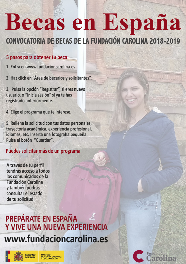 Convocatoria Becas postgrado - doctorado en España 2018-2019