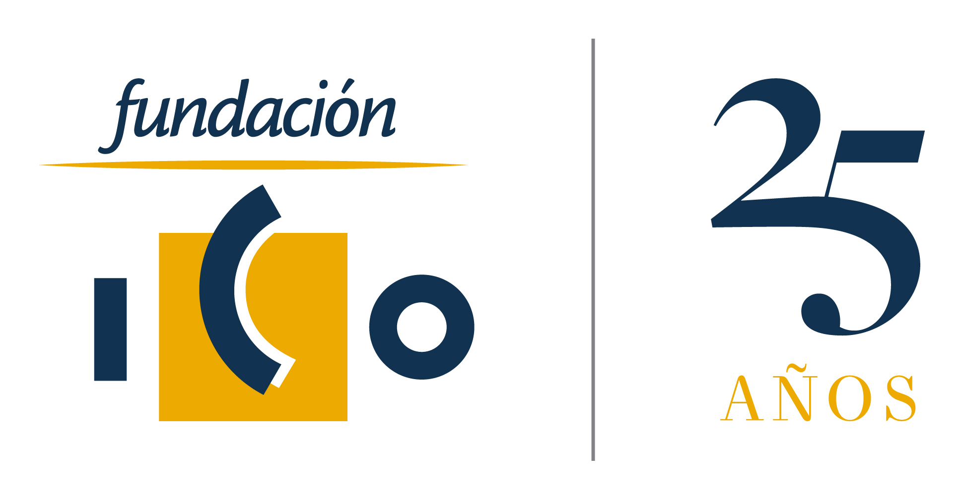 Logo Fundación ICO - 25 años