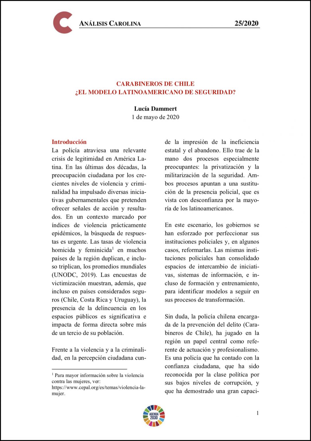 La inseguridad ciudadana y los riesgos para la democracia en América ...