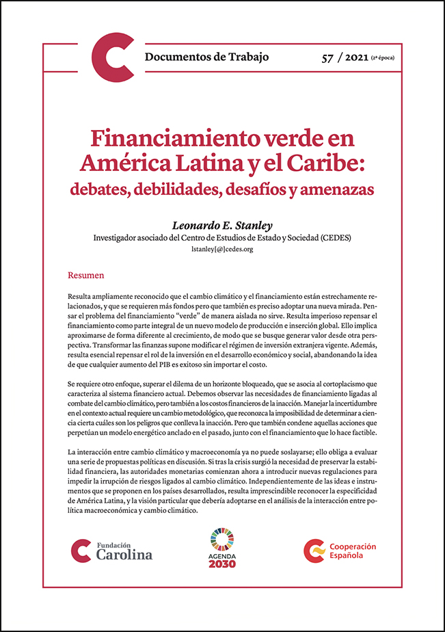 Financiamiento verde en América Latina y el Caribe