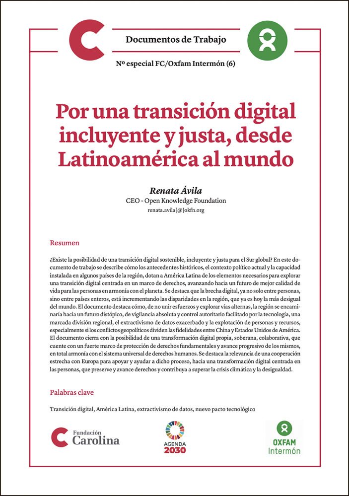 Por una transición digital incluyente y justa, desde Latinoamérica al mundo