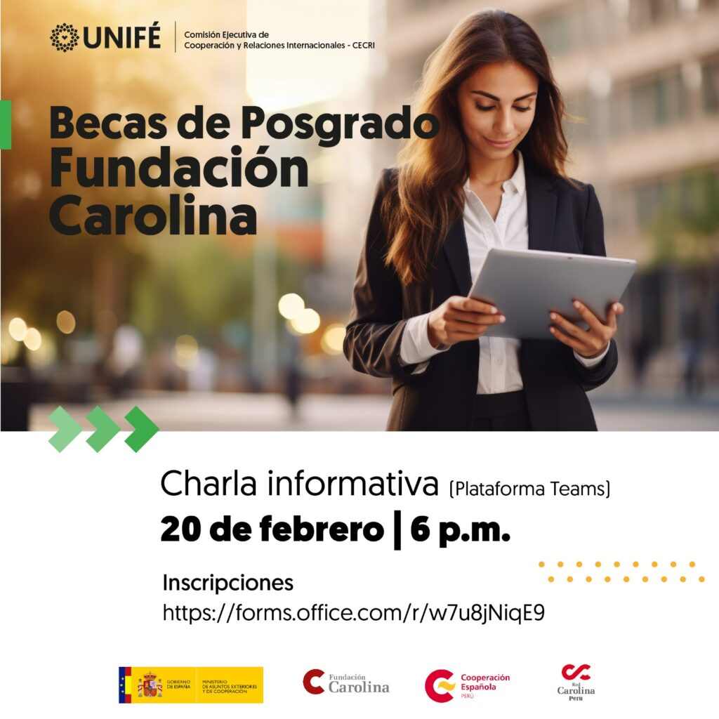 Convocatoria de becas 2024-2025 - Fundación Carolina