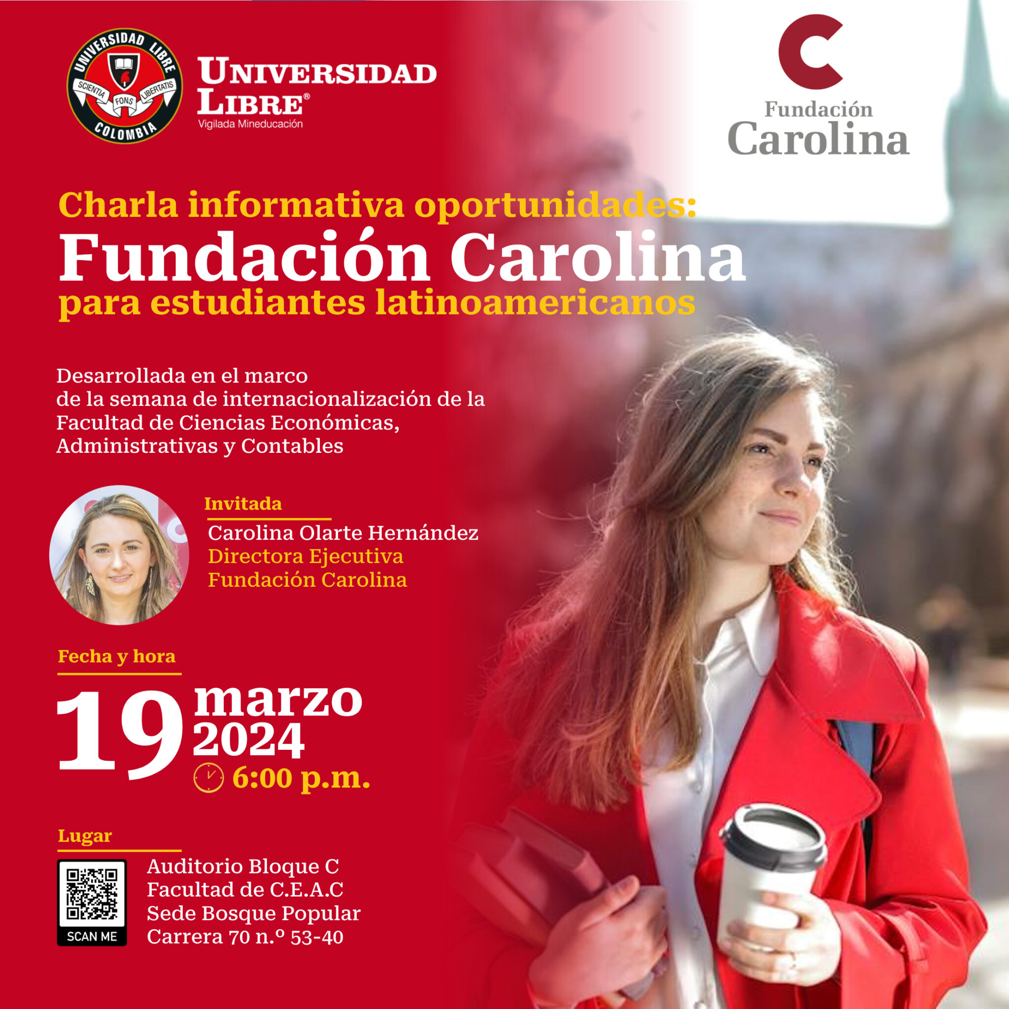 Convocatoria de becas 2024-2025 - Fundación Carolina