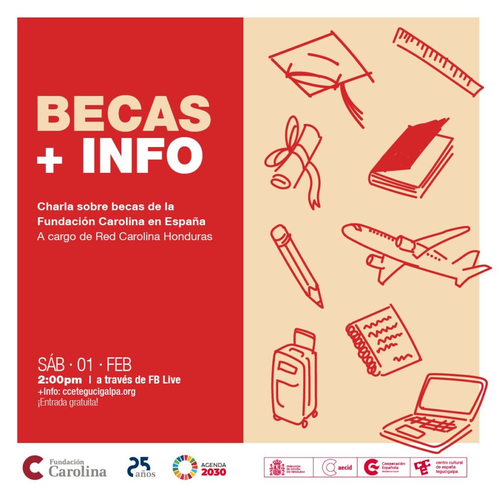 Convocatoria de becas 2025-2026 - Fundación Carolina
