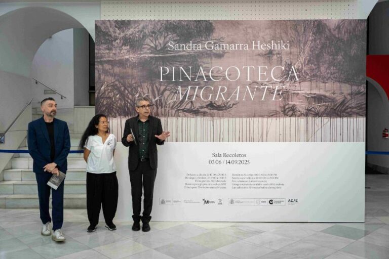 Sandra gamarra expone en la Biblioteca Nacional de España