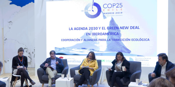 Acto COP 25 con Segib Intermon