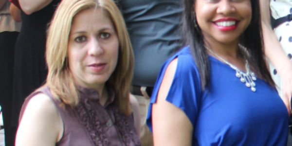 Melisa Diaz (izq) y Tanginika Cuascud