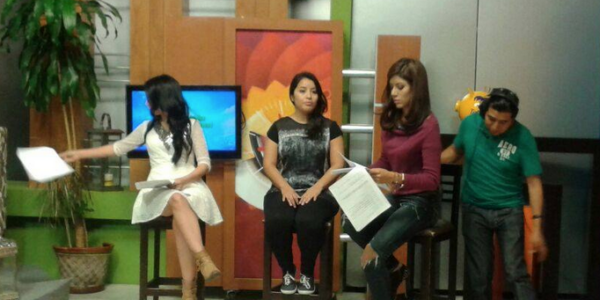 La ex becaria Milca Chuc interviene en el programa "Por la Mañana"