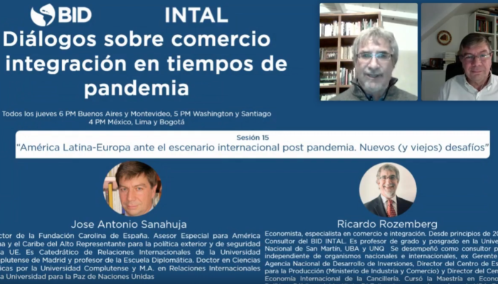 Imagen del encuentro América Latina-Europa ante el escenario internacional post pandemia. Nuevos (y viejos) desafíos.