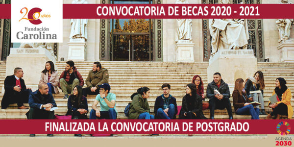 Cartel fin convocatoria 2020