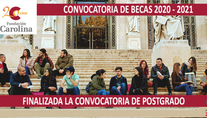 Cartel fin convocatoria 2020