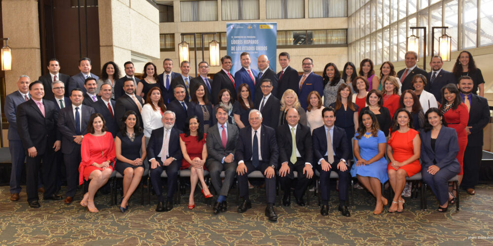VI Convención Líderes Hispanos, foto de grupo Imagen de grupo de un evento del programa de Líderes Hispanos de Estados Unidos