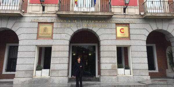 Delia Blanco en la AECID
