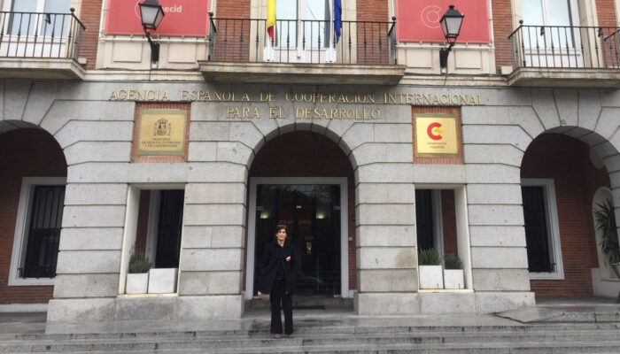 Delia Blanco en la AECID