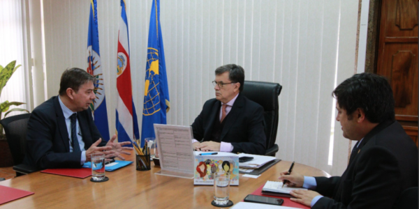 reunión IICA Fundación Carolina celebrada en marzo 2019 previa a la firma del convenio de colaboracion