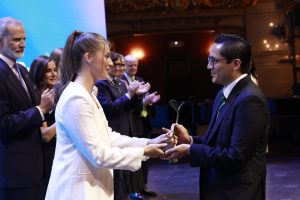 © Casa de S.M. el ReySu Alteza Real la Princesa de Asturias hace entrega del Premio Princesa de Girona Investigación 2026 a José Eduardo Méndez Delgado
