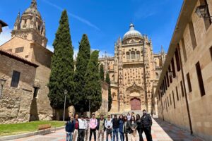 Foto grupal Catedral Salamanca