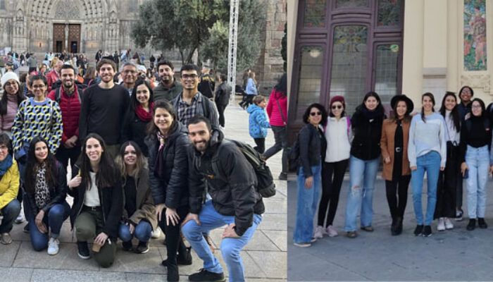 Imagen visita becarios Barna y Valencia