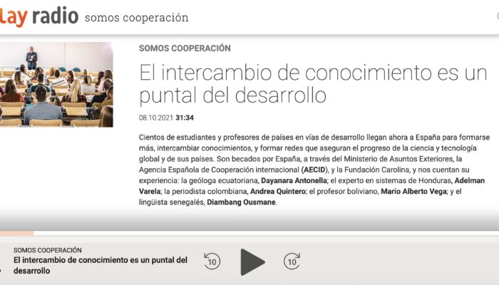 Programa radio Somos Cooperacion 8 10 2021