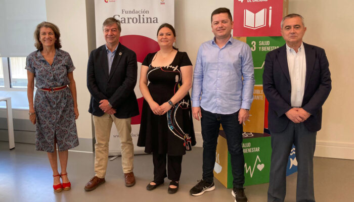 Visita Cecilia Palma y Uriel Andrés