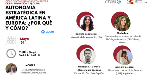 cartel seminario CRIES FC Autonomia estratégica AL-UE