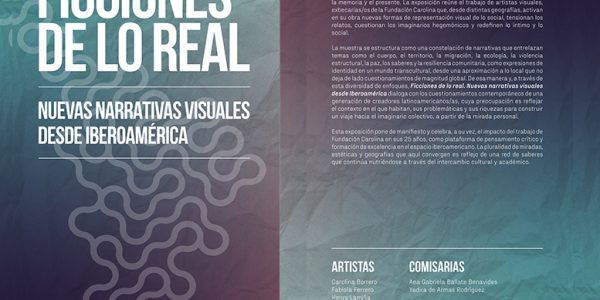 carteles expo Ficciones de lo real