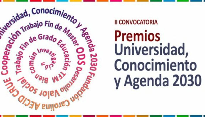 Banner de la II Convocatoria de los Premios Universidad, Conocimiento y Agenda 2030