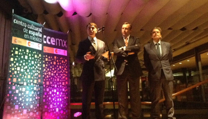 Recepcion en centro Cultural de España en Mexico