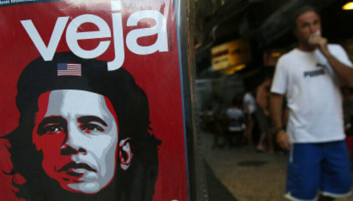 Conservative Brazilian Magazine Runs Caricature Of Obama As Che Guevera