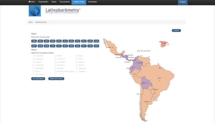 web Latinobarómetro